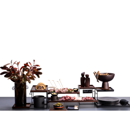 Rosseto SkyRize Cube and J Display Riser Set Black Rosseto SkyRize Cube and J Display Riser Set Black
