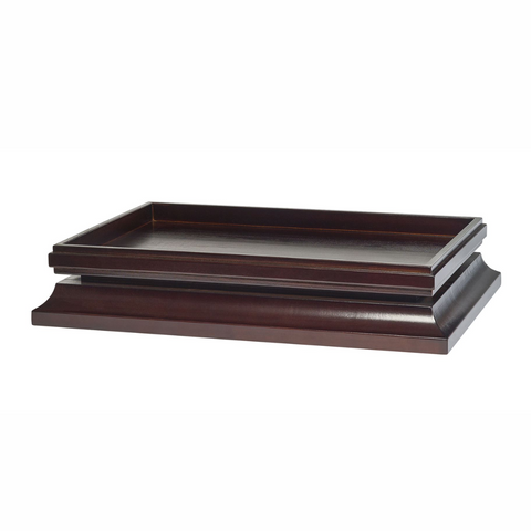 Rosseto Customizable Classic Dark Wood Base for Bakery Displays Rosseto Customizable Classic Dark Wood Base for Bakery Displays