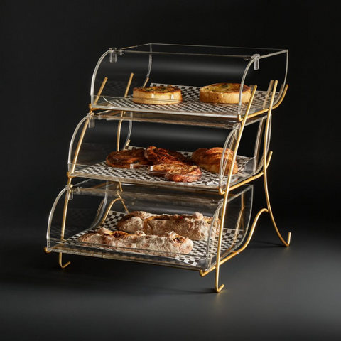 Rosseto Three-Tier Bakery Cases Rosseto Three-Tier Bakery Cases