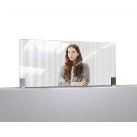 Rosseto Avant Guarde™ Semi-Clear Booth Divider Rosseto Avant Guarde™ Semi-Clear Booth Divider