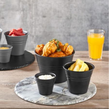 Melamine Round Black Melamine Round Black