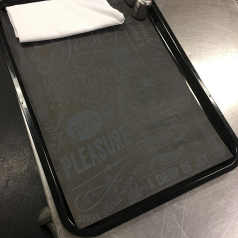 Chalk It Up! Tray Liners Chalk It Up! Tray Liners