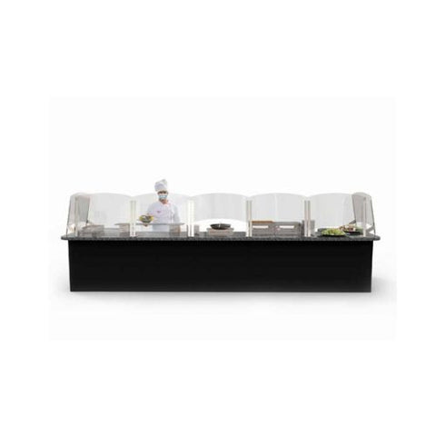 Buffet Sneeze Guard with Pass Through Buffet Sneeze Guard with Pass Through