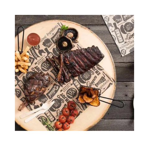 Bistro Ribbed Food Grade Kraft Paper Pack of 500 Bistro Ribbed Food Grade Kraft Paper Pack of 500