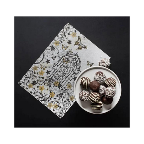 Greaseproof Paper Secret Garden Pack of 500 Greaseproof Paper Secret Garden Pack of 500