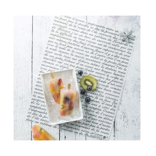 French Script Food Paper French Script Food Paper