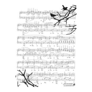 Music Waxed Food Paper Music Waxed Food Paper