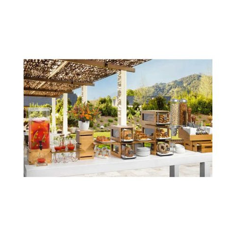 Rosseto 3-Drawer Narrow Bamboo Bakery Case Rosseto 3-Drawer Narrow Bamboo Bakery Case