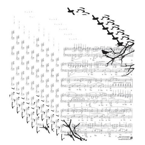 Music Waxed Food Paper Pack of 500 Music Waxed Food Paper Pack of 500