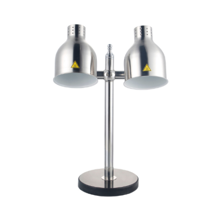 Double Heat Lamp with Freestanding Double Heat Lamp with Freestanding