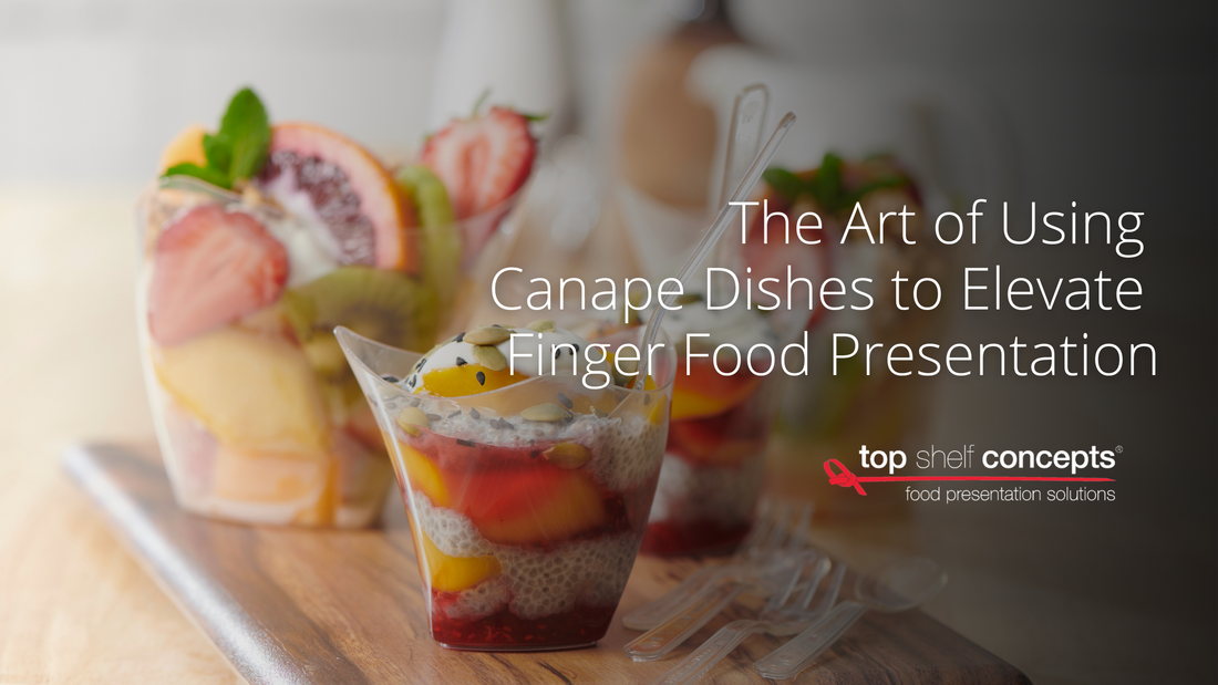 The Art of Using Canape Dishes to Elevate Finger Food Presentation