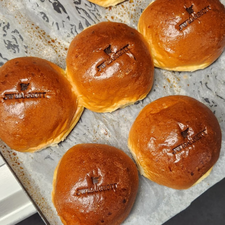 iron branded buns
