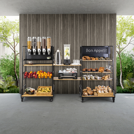 carts and shelving for food and beverage