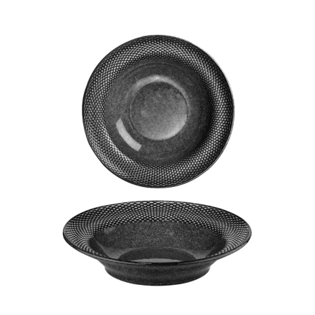 TSC Dining Chic Charcoal Deep Plate