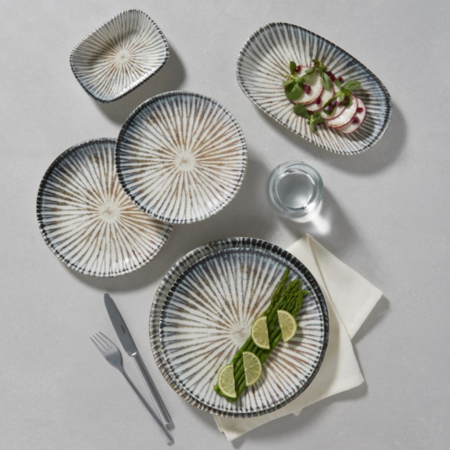 porcelain plate coral design collection