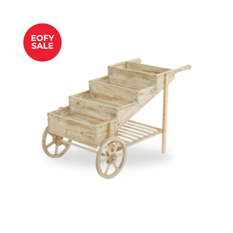 TopStyle Wooden Tiered Cart