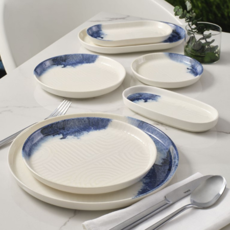 TSC Dining Splash Walled Chef’s Porcelain Plate