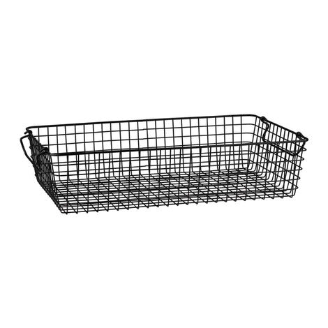 TopStyle Black Wire Basket Display