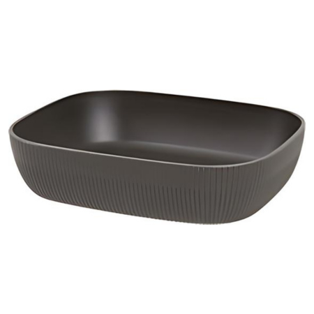 TopStyle Caldera Graphite Rectangle Bowl