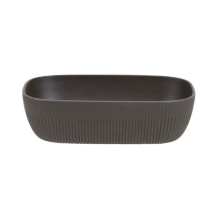 TopStyle Caldera Graphite Rectangle Bowl