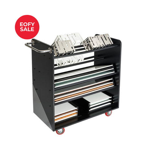 Rosseto SKYCAP® Multi-Level Riser Transportation & Storage Cart with Wheels