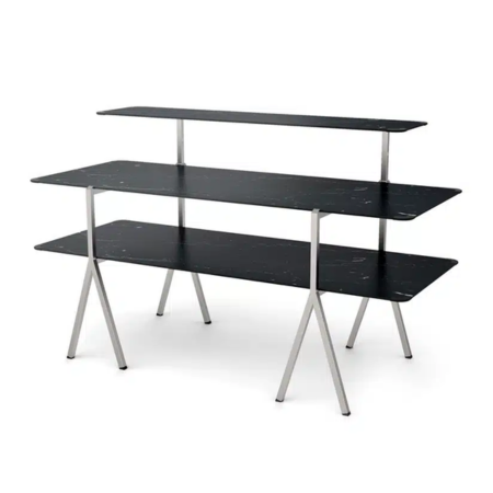 Modulite Table Rosseto Modulite™ 3-Level Tables System Stainless Steel Kit – Top Shelf ...