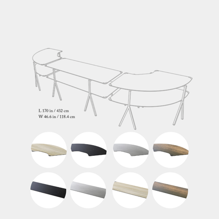 Modulite Table Rosseto Modulite™ Tables System Half Set – Top Shelf Concepts
