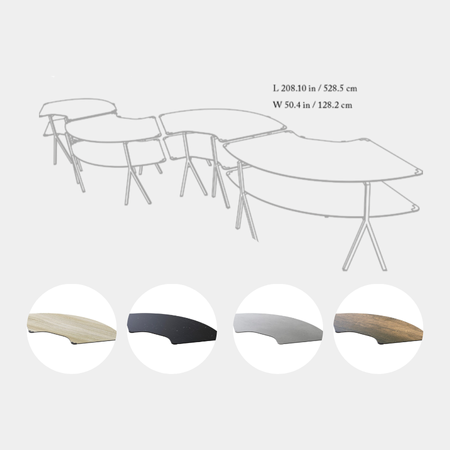 Modulite Table Rosseto Modulite™ Tables System Wavy Set – Top Shelf Concepts