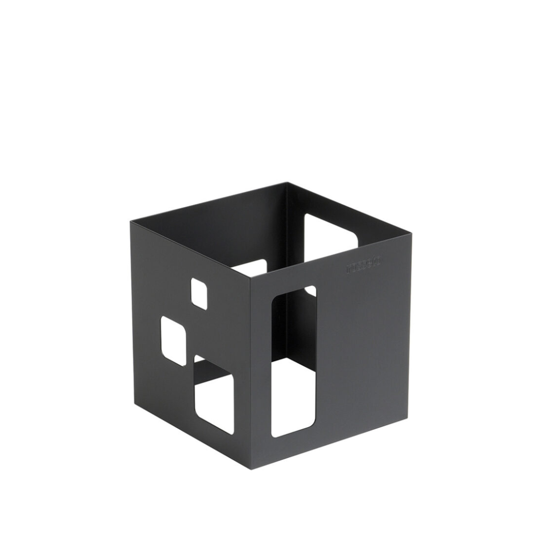 Medium Square Black Matte Riser, 1 EA