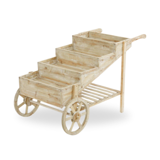 TopStyle Wooden Tiered Cart