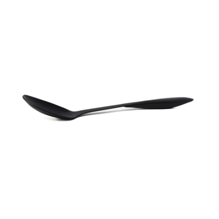 serving spoon for buffet black matte