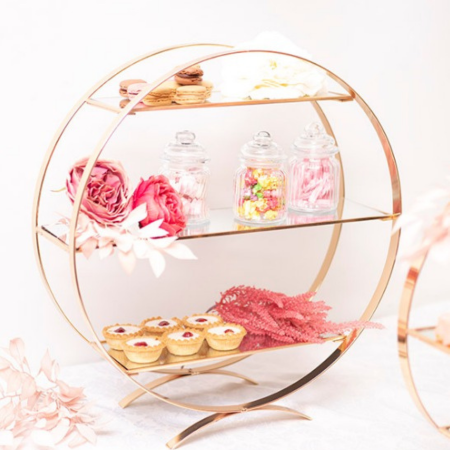 TopStyle 3-Tier Circular High Tea Stand – Top Shelf Concepts