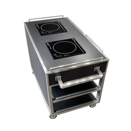TopStyle Manhattan Warming and Cooking Service Trolley