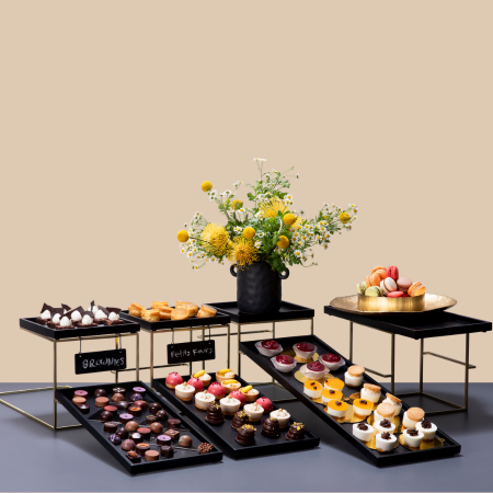 food display riser frame