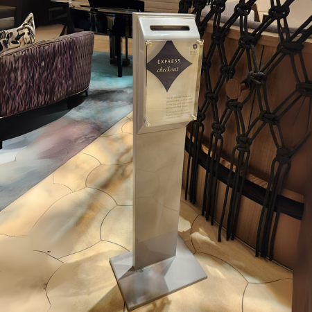 TopStyle Customisable Hotel Express Check-out Box – Top Shelf Concepts