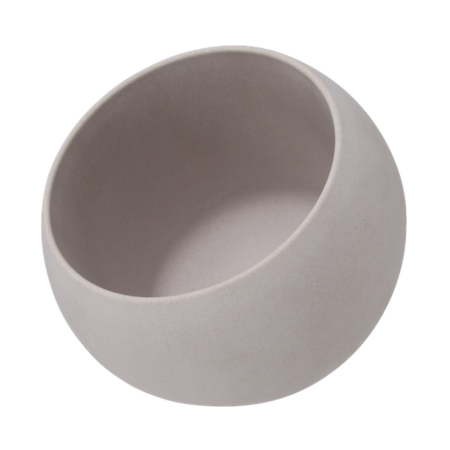 stone colour melamine bowl large