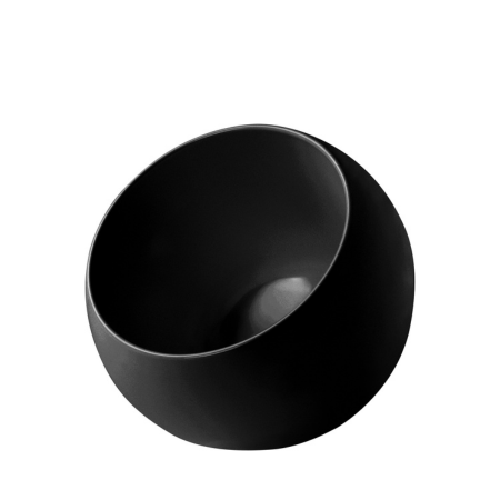 Black melamine bowl small