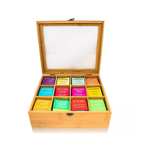 TopStyle Tea Chest Compartment with Window Lid