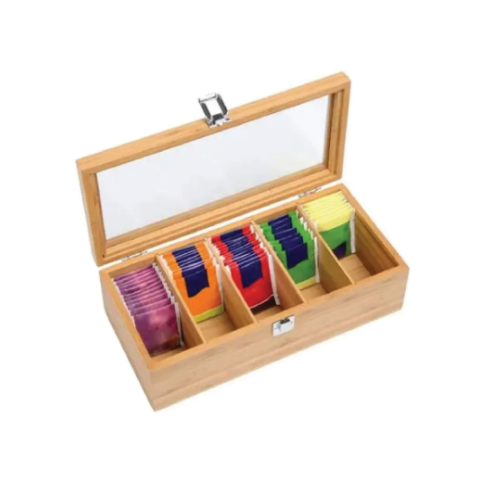 TopStyle Tea Chest Compartment with Window Lid