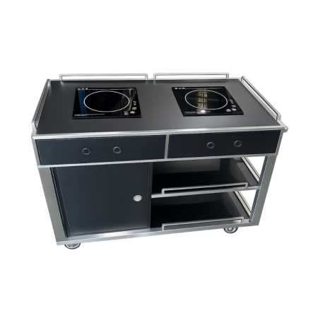TopStyle Manhattan Warming and Cooking Service Trolley