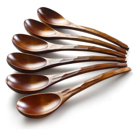 wooden spoon six pieces