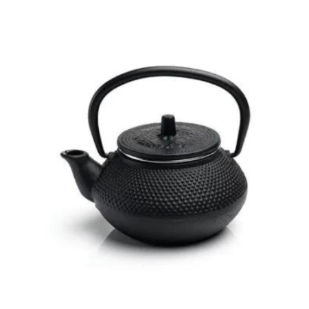 Black Japanese Style Cast Iron Teapot