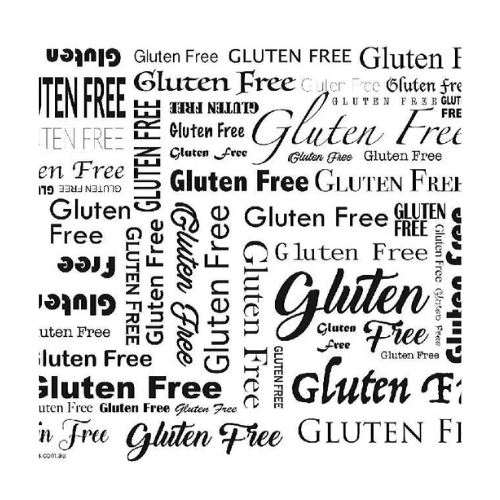 Gluten Free Impaurito Design Wax Food Paper