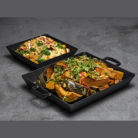 Rectangular Plate Zen TopStyle Zen Rectangular Dish with Handles – Top Shelf Concepts
