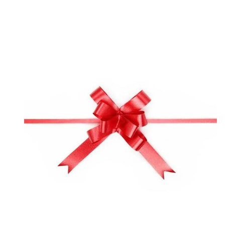 Elastic Ribbon Pull Bows (pack of 25 and 100)