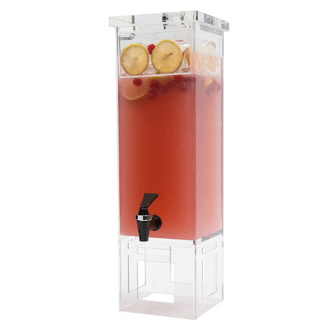 Rosseto Clear Acrylic Square Beverage Dispenser