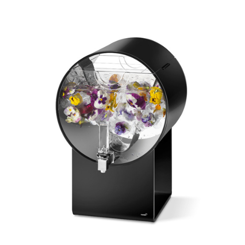 Rosseto Black Lucid Barrel Beverage Dispenser