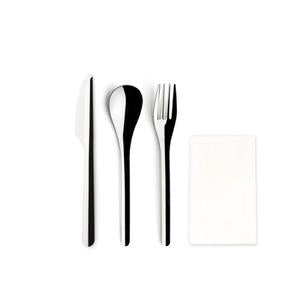 Brooklyn Cutlery Set, Knife Fork Spoon & Napkin