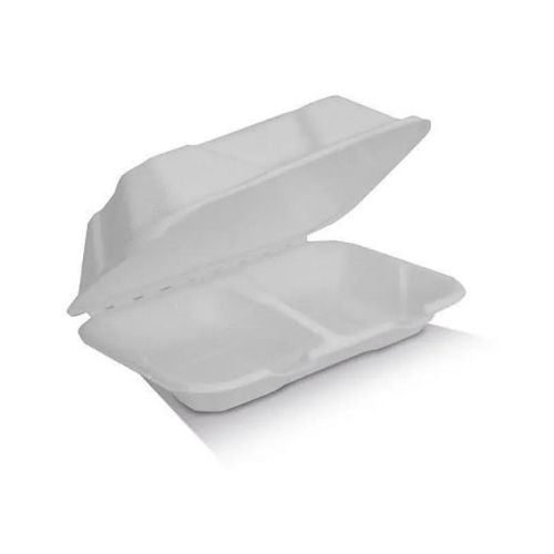 Clamshell 2 Compartments Container (250 pcs)