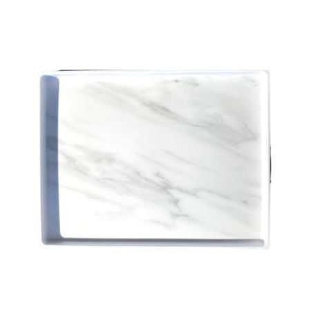 Lunch Box Marble White Lid